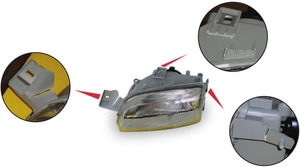 Склеивание передних фар